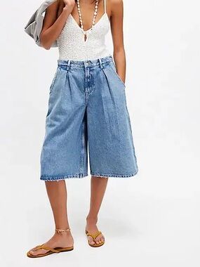 NWT Free People We The Free CRVY Antonia Culotte Jeans